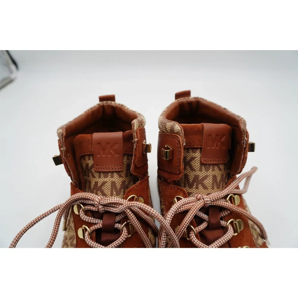 Michael Kors Cosgrave Suede Women's Sz 10M Classic MK Logo Knee High Riding Boot